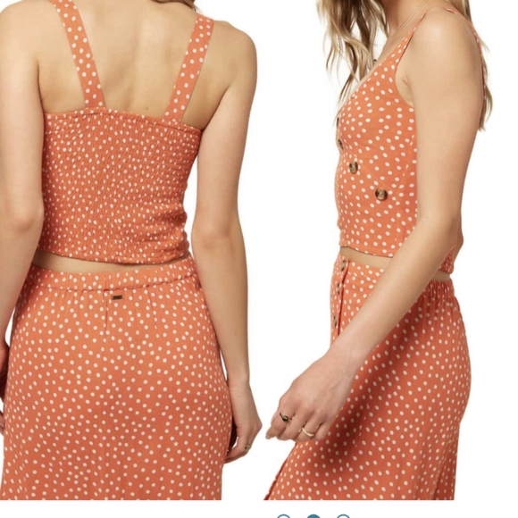 O'Neill • Orange Polkadot Tank - Picture 3 of 11